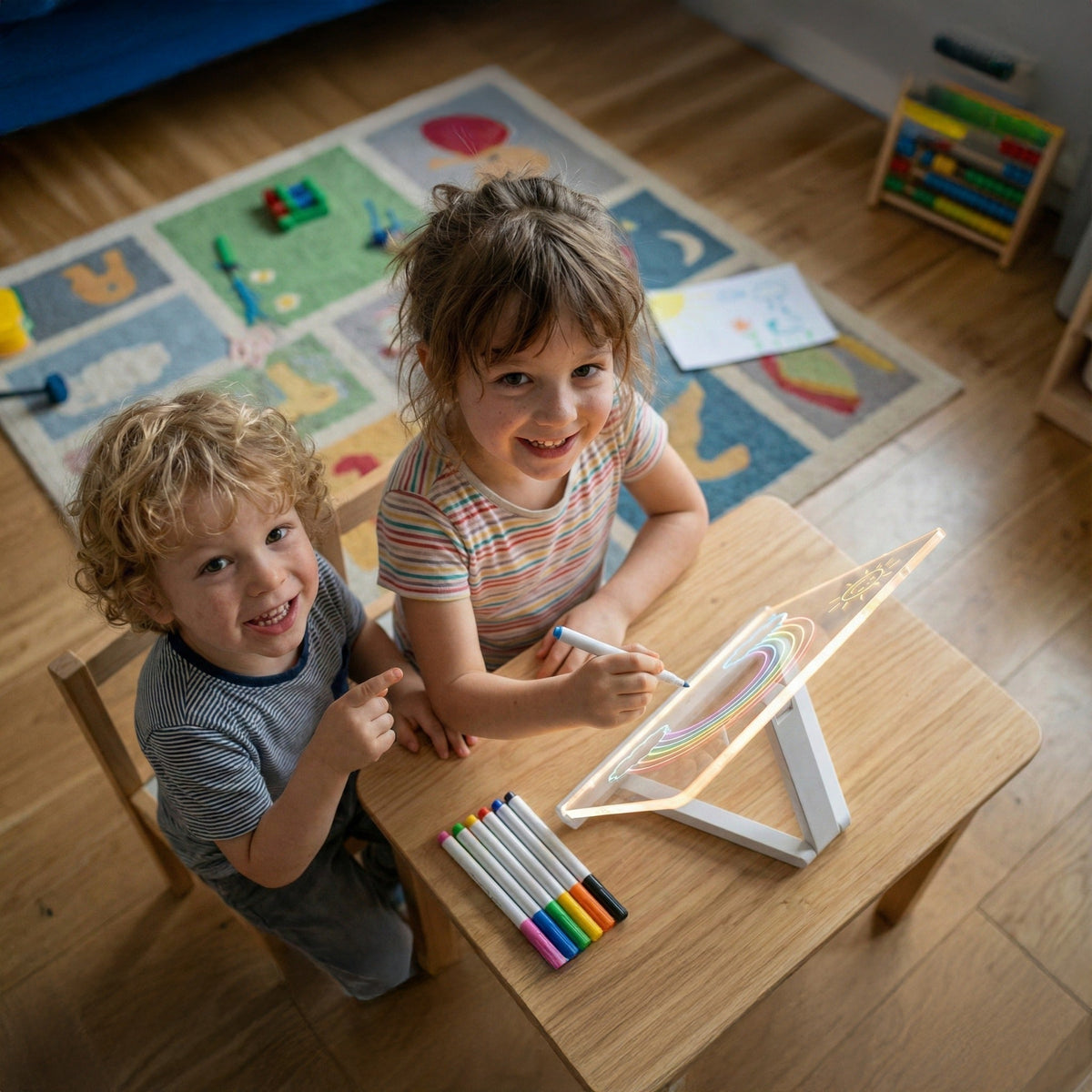 NovaBeam™ LED Art Board — Ignite Your Child’s Imagination with Brilliant, Glowing Masterpieces