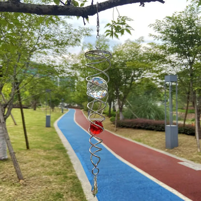 1+1 FREE | CrystalTwister™ - Metal Spiral Crystal Wind Chime [Final Day Discount]
