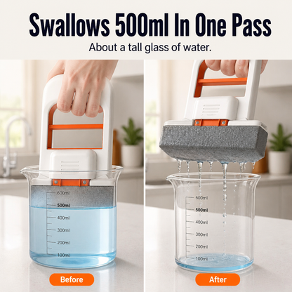 SwiftMop™ — Clean Counters, Sinks & Bathroom Splashes Spotless in Seconds