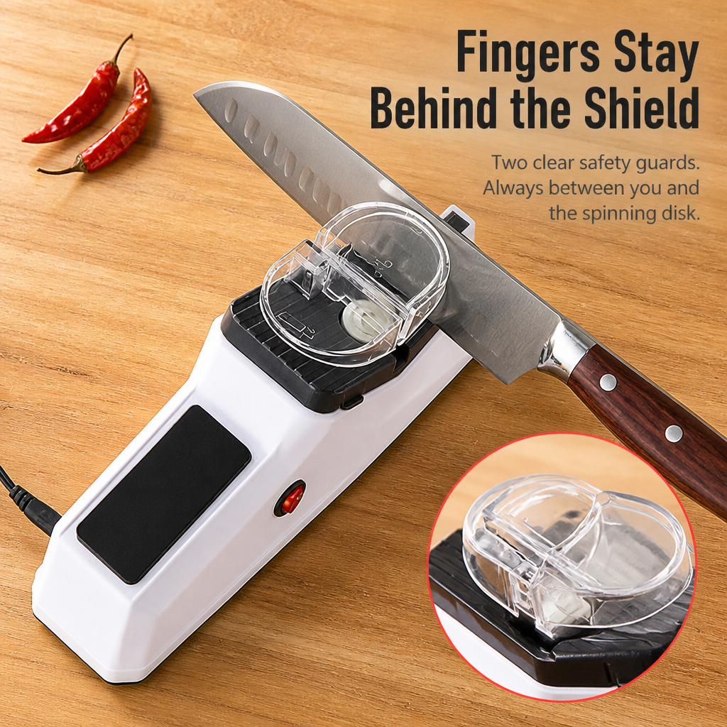 BladeCraft™ — Sharpen Knives to Slice Through Tomatoes Like New Again