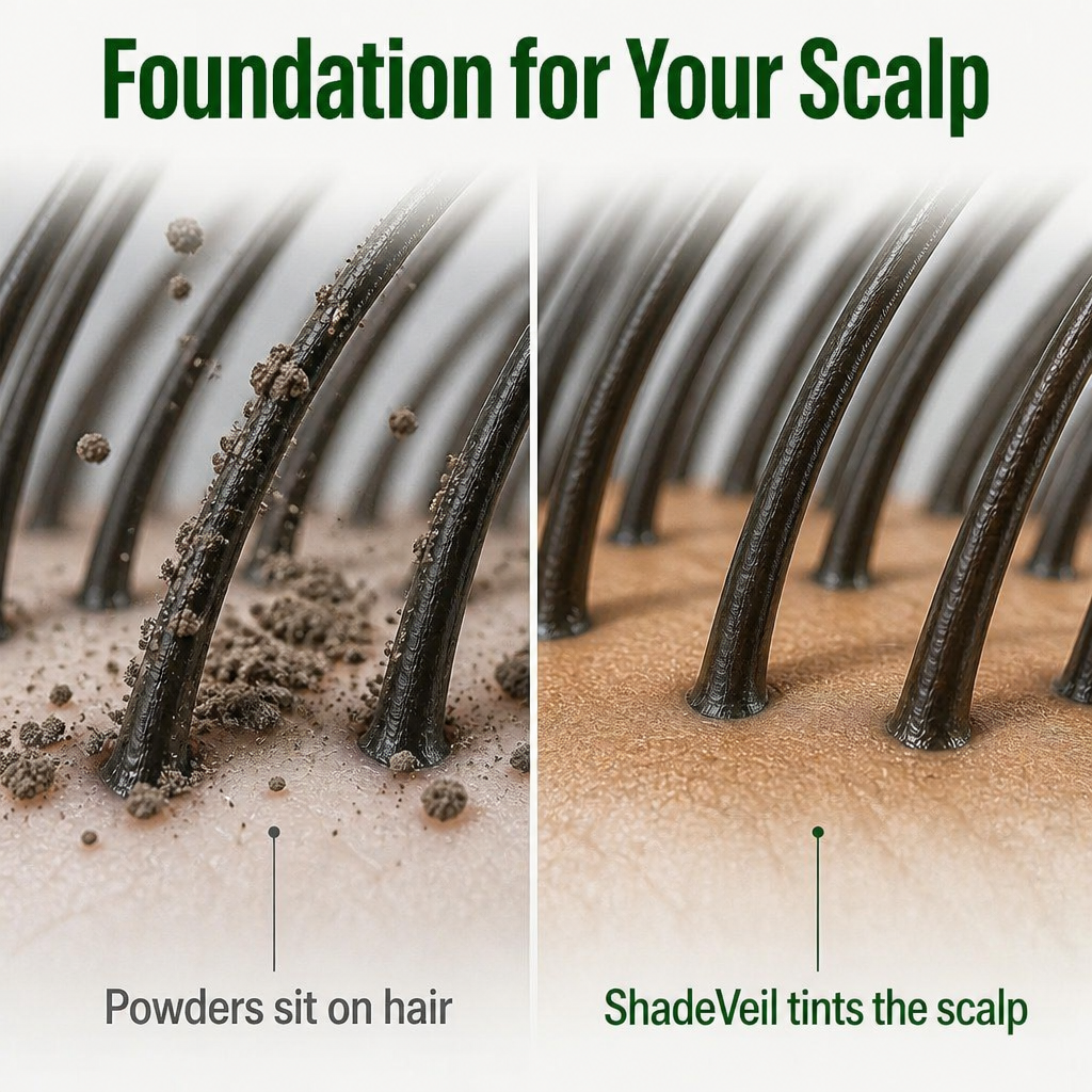 ShadeVeil™ — Conceal Thinning Areas and Create Instant Fuller Hair