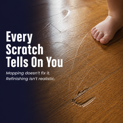 LustroLuxe™ — Restore Dull, Scratched Floors Instantly With One Coat