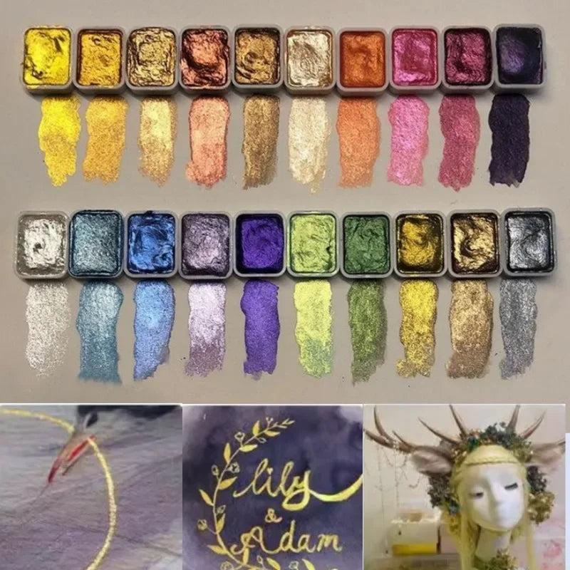 RadiantaGlow™ Pearlescent Pigments — Ignite Your Art with Unstoppable Metallic Brilliance