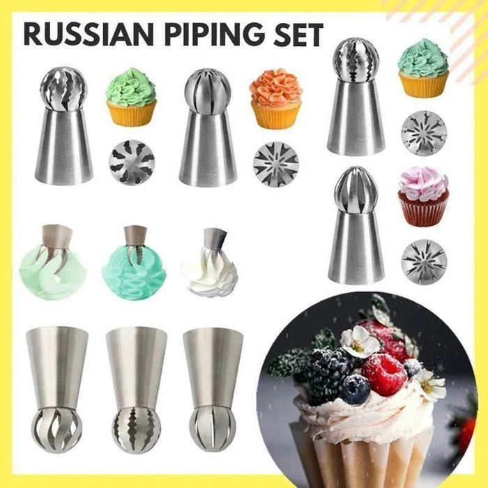 CakeCouture™ - 7-Piece Set of Cake Decoration Nozzles