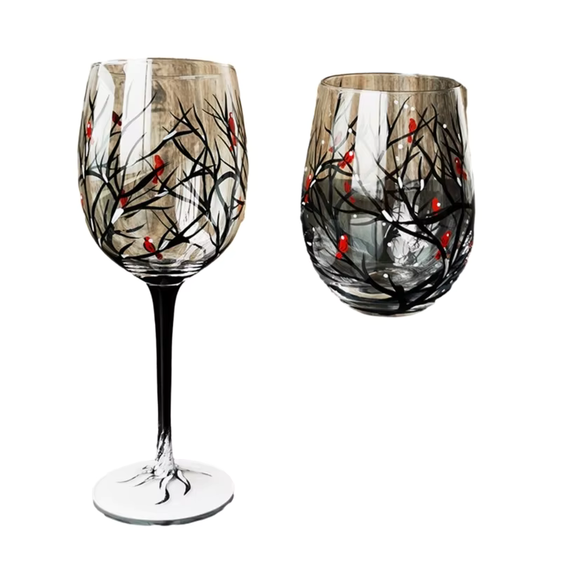 AuroraLeaf™ — Ignite Your Senses with Hand-Painted Seasonal Elegance and Unbreakable Joy