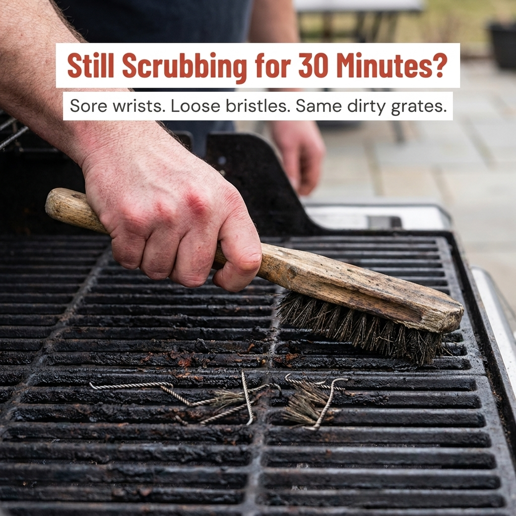 TurboGrillPro™ — Whirl Away Stubborn Grease Fast, No Scrubbing Needed