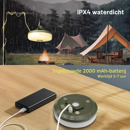 4-in-1 Camping Lamp – Lantern, Power Bank, and 10m String Lights