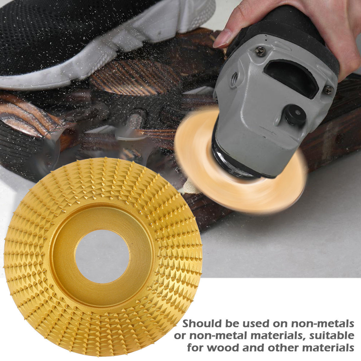 CarvoSharp™ — Turn Your Angle Grinder into a Wood Carving Powerhouse That Wows Instantly