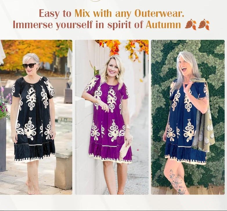 VioraLuxe™ Dress — Embrace Your Curves with Unmatched Comfort and Effortless Style