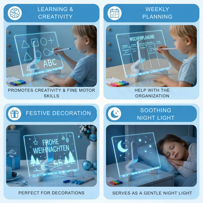 NovaBeam™ LED Art Board — Ignite Your Child’s Imagination with Brilliant, Glowing Masterpieces
