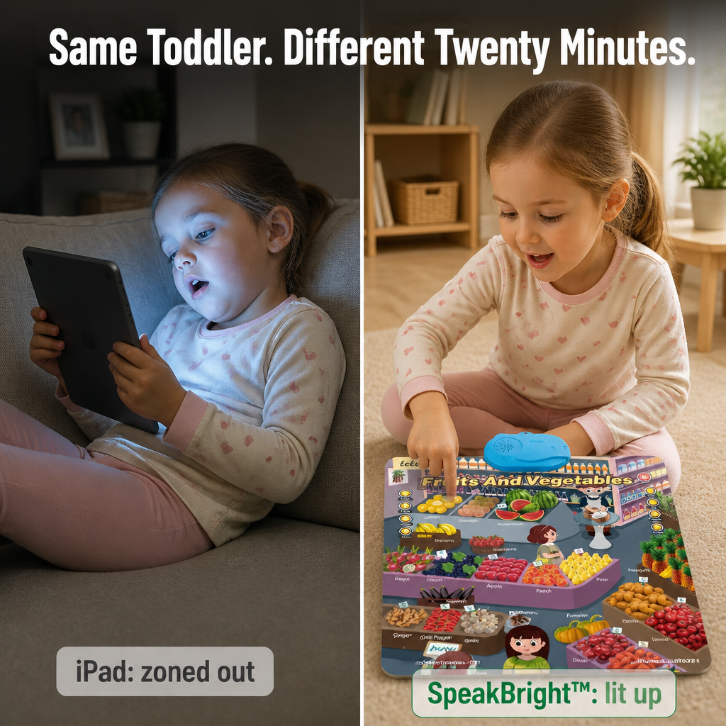 SpeakBright™ — Swap Screen-Time Struggles for Genuine English Words in Just One Week