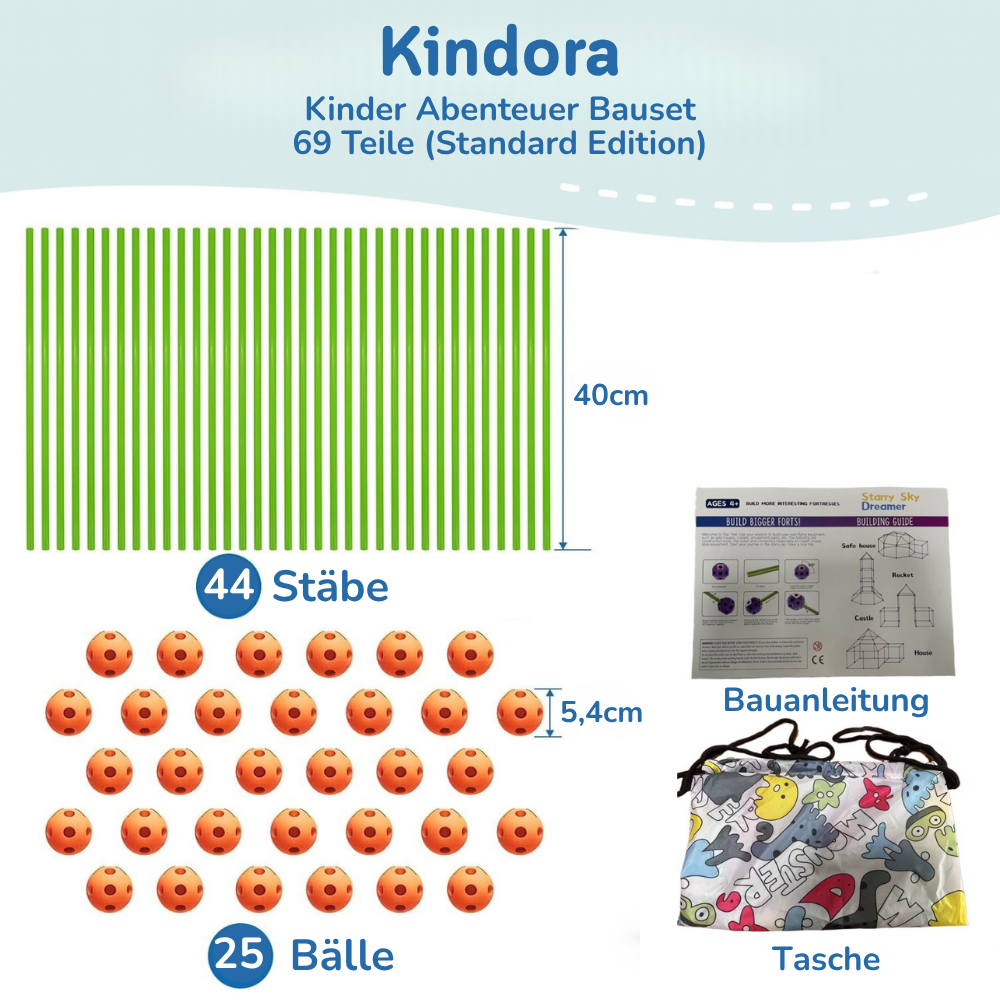 Kindora - Kids' Adventure Construction Set