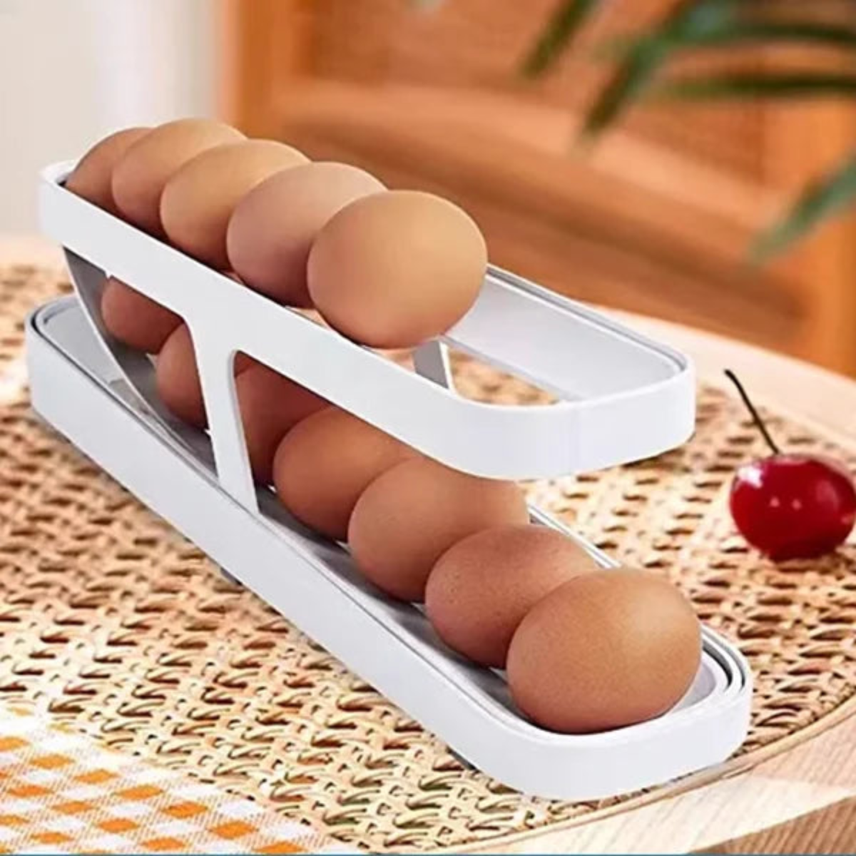 Stylish Automatic Egg Storage Box – Keep Organized!