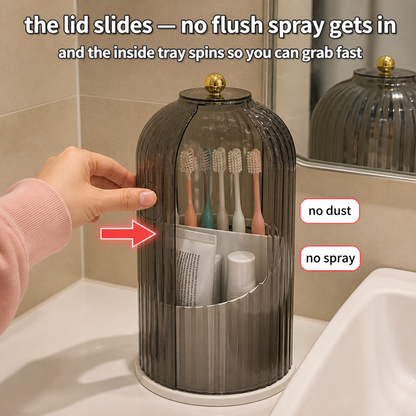 MetroLux™ Brush & Beyond Organizer — Turn Bathroom Mess into Fresh, Tidy Tranquility