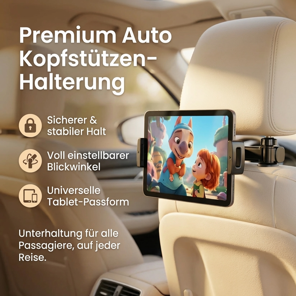 GlideNest™ — Hands-Free Entertainment That Turns Car Rides Into Calm, Happy Memories