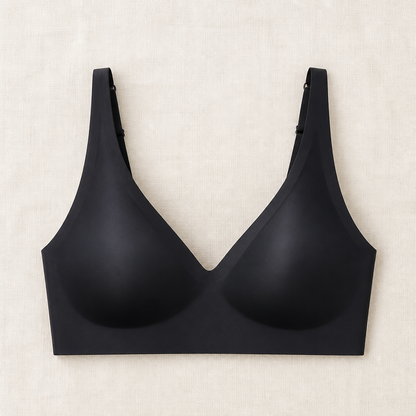 LumiFit™ – Seamless Wireless Bralette with Softly Padded V-Neck Cups