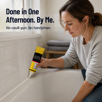 AquaShield™ — Reseal Bathroom and Kitchen Edges Minus the Caulk Gun
