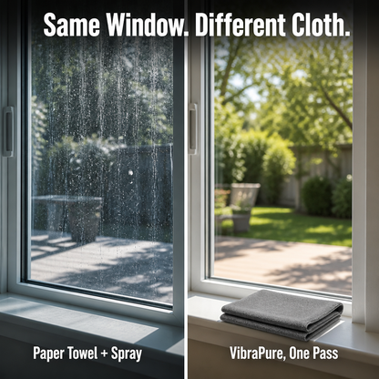 VibraPure™ — Clean Glass, Screens, and Chrome Without a Single Streak in One Swipe