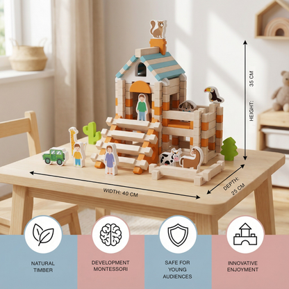 InspiraBlocks™ — Ignite Your Child’s Genius with Pure, Creative Montessori Play