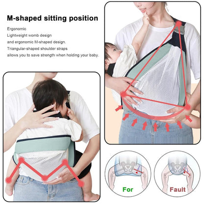 BreezlyNest™ — Effortless Comfort That Keeps You Cool and Your Baby Close All Day