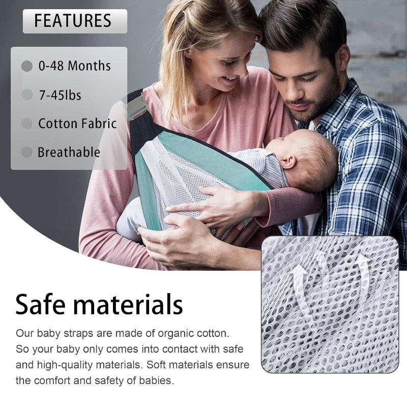 BreezlyNest™ — Effortless Comfort That Keeps You Cool and Your Baby Close All Day