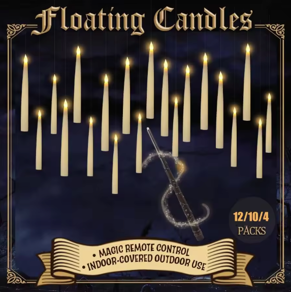 LuminaFloat™ — Captivate Every Room with Safe, Spellbinding Glow