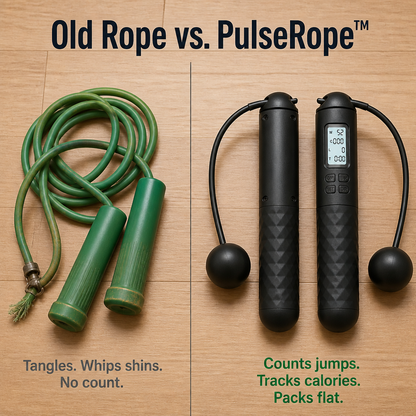 PulseRope™ — Experience True Jump-Rope Cardio Without Smacking Your Shins