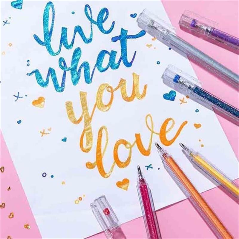 RadianceFlow™ Glitter Gel Pens — Ignite Your Creativity with Smooth, Smudge-Proof Sparkle That Lasts