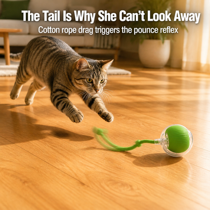 WildTail™ — Make Your Bored Indoor Cat Hunt & Leap Again