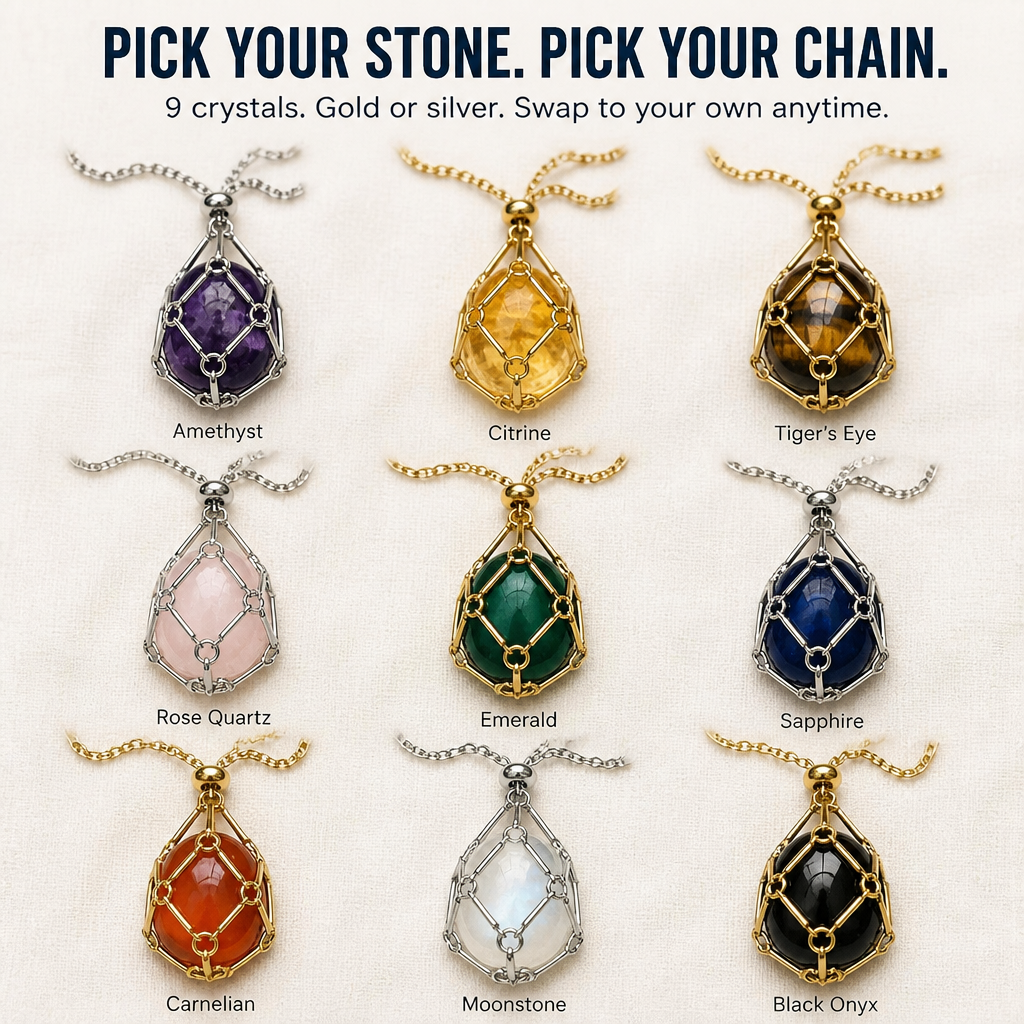 VioraNest™ — Wear Every Crystal You Love, Swap Your Energy Instantly