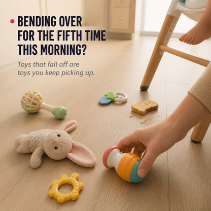 SpinSoothe™ — Attach One to the Tray and Enjoy Your Meal in Peace | 3-Pack