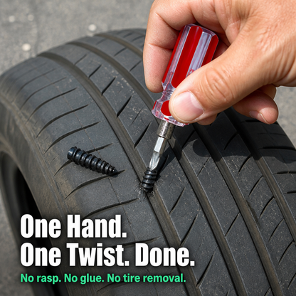 SlipMate™ — Insert Any Flat in 60 Seconds Without Tire Removal