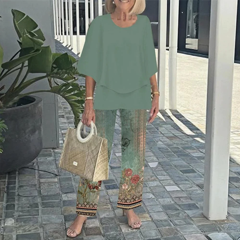 SereniChic™ Printed Set — Embrace Freedom and Flawless Style That Moves With You