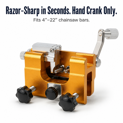SharpEdgePro™ — Restore Any Blunt Chainsaw to Razor-Sharp Instantly