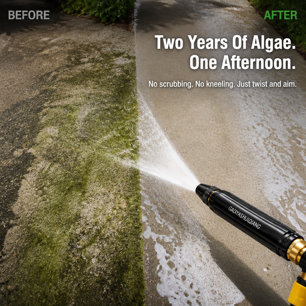 HydroMax™ — Transform Your Garden Hose Into a Driveway-Drenching Power Blaster