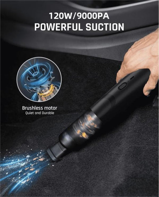 🍃 High Performance Cordless Car Vacuum Cleaner 13000Pa/30AW 🥰