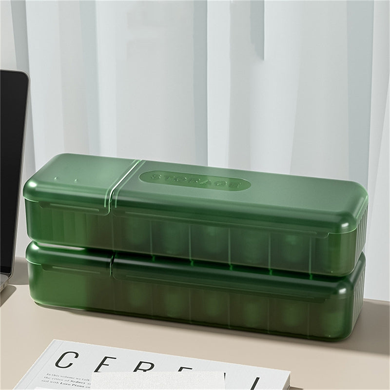 Cable Organizer Box with 7 Compartments for Home and Travel Use