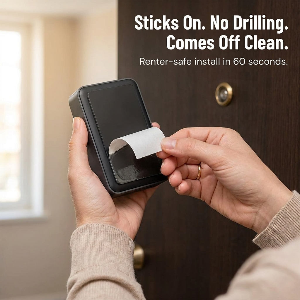 ClearGuard™ Wireless Door Viewer — See Every Visitor Clearly and Stay 100% in Control