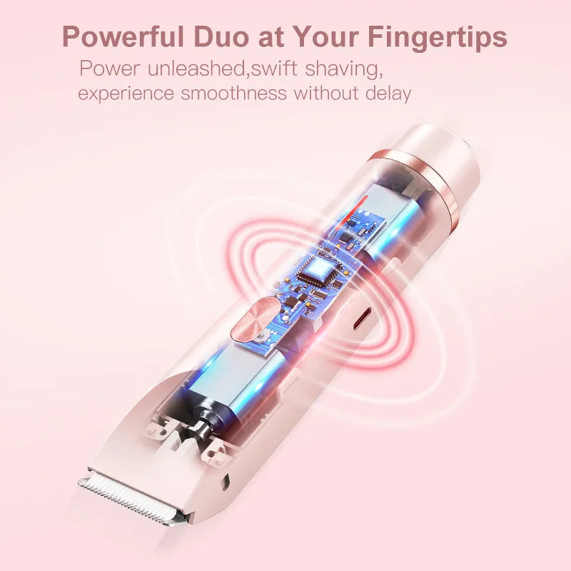 SilqueEase™ Precision Shaver — Experience Effortless, All-Day Silky Smoothness Without a Trace of Pain
