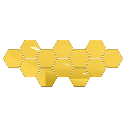 Hexmirror™ | Hexagon-Shaped Mirror Wall Sticker | 50% OFF