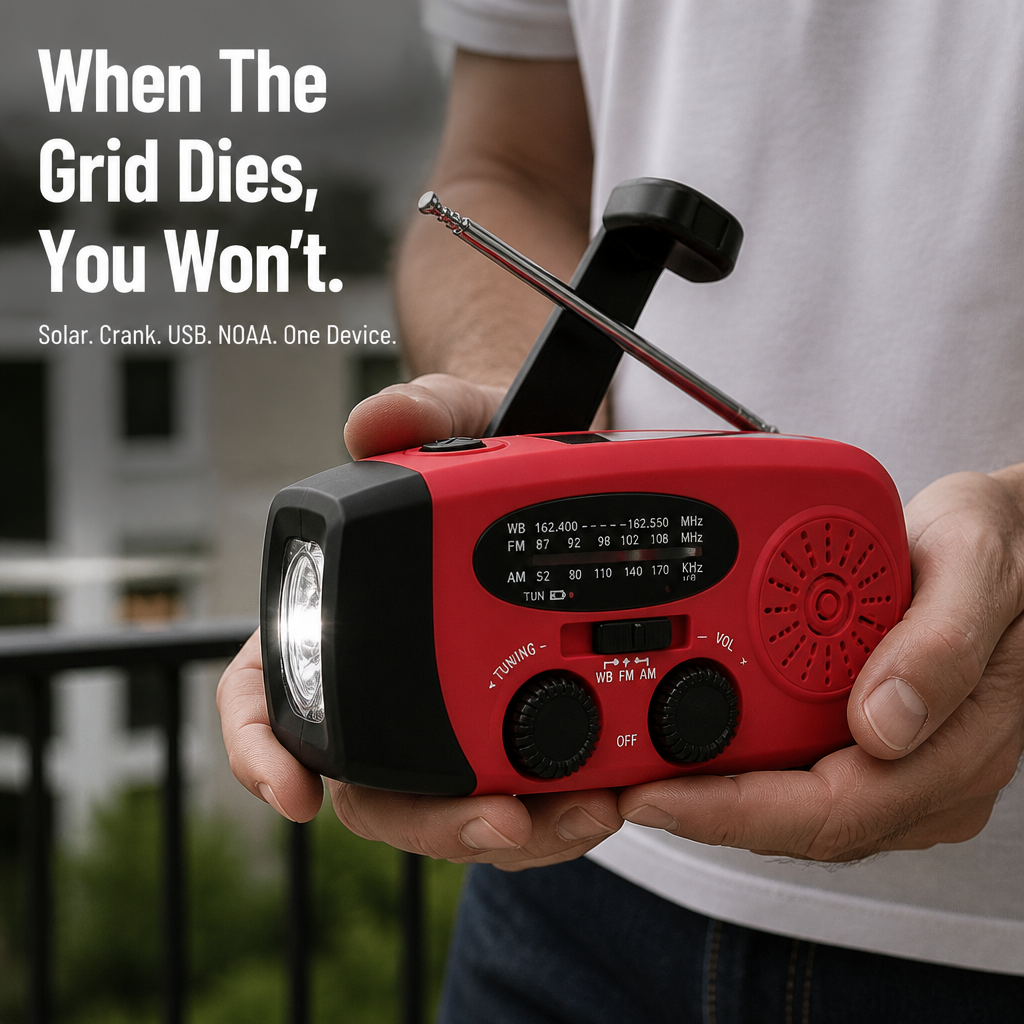 VoltGuard™ — Crank, Illuminate, And Power Through Your Next Blackout