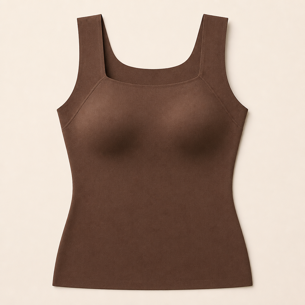 EmberaFit™ – Sleek Sculpting Tank Featuring an Integrated Shelf Bra