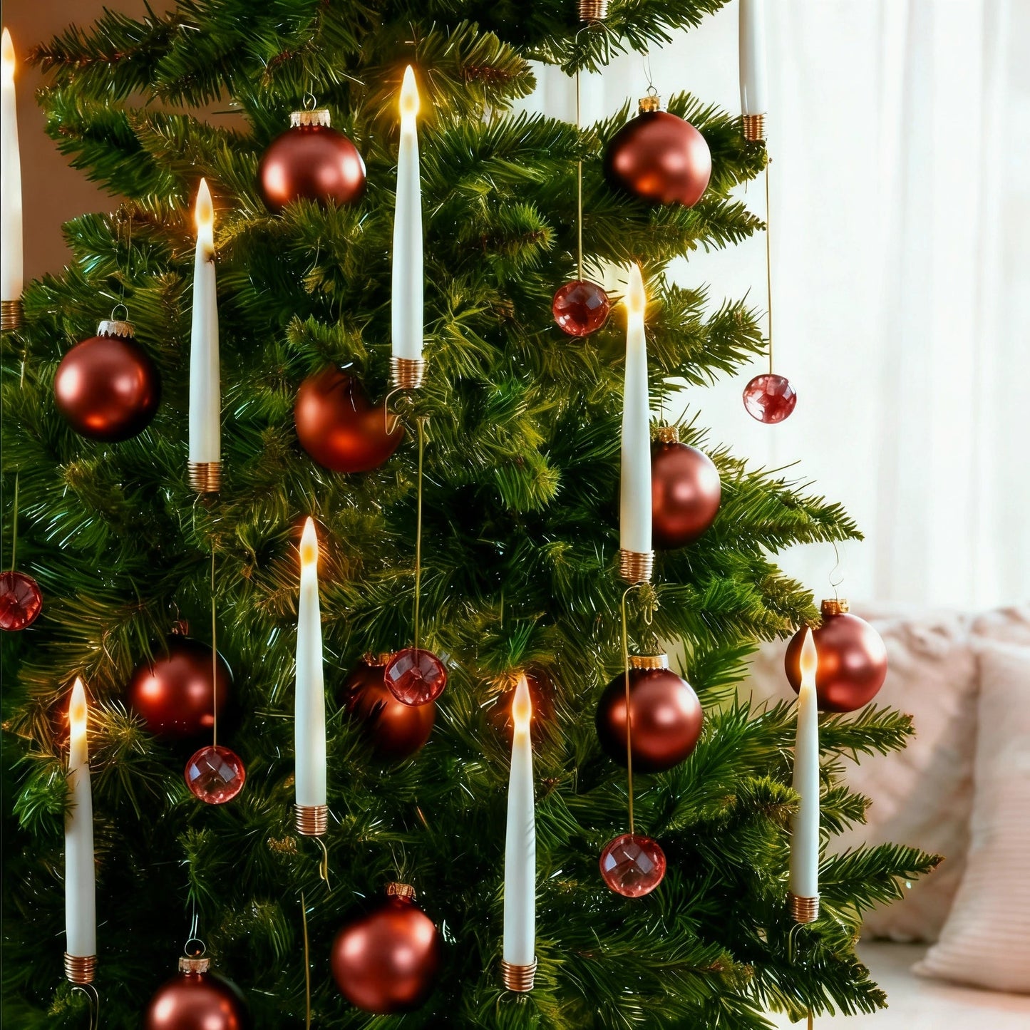 LuminiqueFlame™ — Fill Your Holidays with Safe, Captivating Candlelight Magic