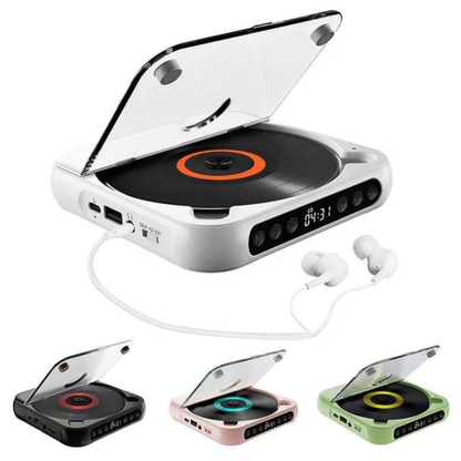 AeroPulse™ Portable CD Player — Unleash Your Music’s True Power Anywhere, Anytime