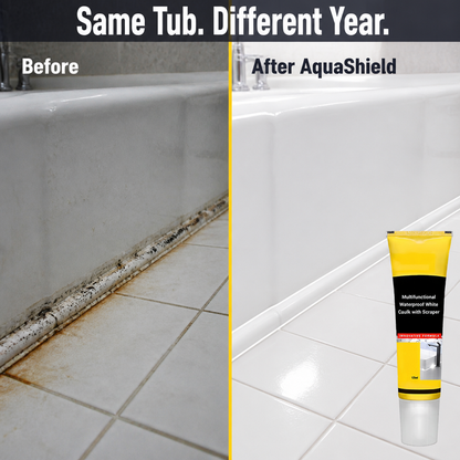 AquaShield™ — Reseal Bathroom and Kitchen Edges Minus the Caulk Gun