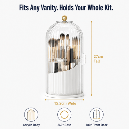 MetroLux™ Brush & Beyond Organizer — Turn Bathroom Mess into Fresh, Tidy Tranquility