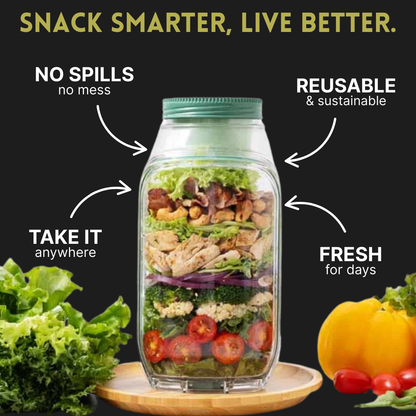 PureLayer™ Meal Pod — Keep Every Bite Crisp, Fresh, and Spill-Free On the Go