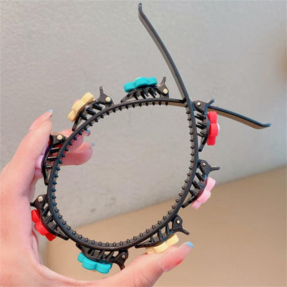 GlimmerPetal™ Hairpin Headband Set — Light-Up Her Look with All-Day Comfort and Magical Style