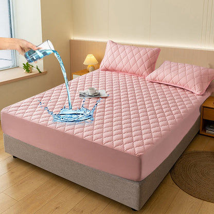 SnoozeShield™ — Wrap Your Bed in Heavenly Softness and Total Stain Defense