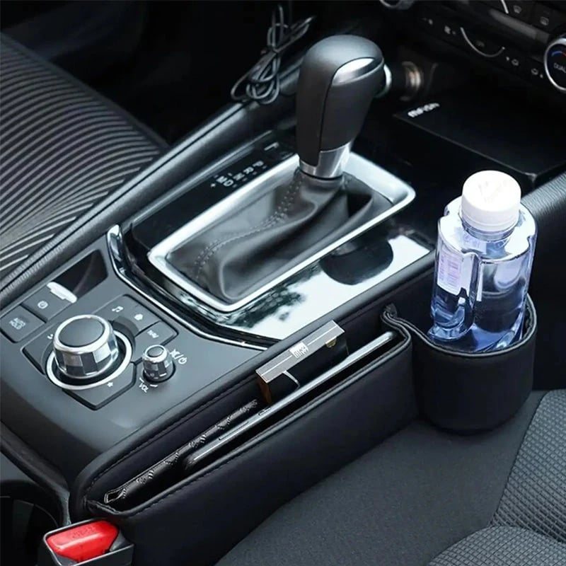 Car leather organizer and cup holder | Buy one, get one FREE